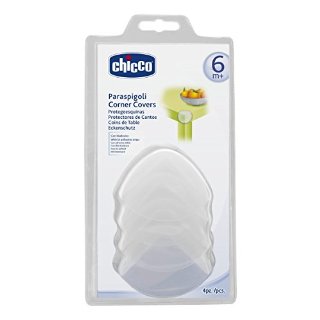 Chicco 00060806000000 - Protezione per angoli, grandi, confezione da 4