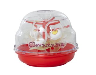 Clevamama 7002 Soother Tree Senza BPA, con 2 ciucci in silicone