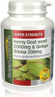 Recensioni dei clienti per Horny Goat Weed 2000mg e 200 mg di Ginkgo Biloba | Favorisce la circolazione degli arti | 60 capsule | semplicemente supplementi | tripparia.it