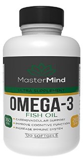 Omega 3 - MasterMind Italy - 120 Geloperle - 2000 MG - ULTRA EPA 720mg + DHA 560mg (2 perle) - Integratore di Olio di Pesce - 100% prodotto Italiano, #1 Omega-3 Best Seller, - Certificato in laboratorio - Supporto cardiovascolare - Migliora le funzioni cognitive - Rafforza il sistema immunitario - Migliora le performance Sportive.