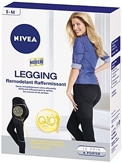 Nivea Q10 rassodante corpo Reshaping Legging Taglia SM