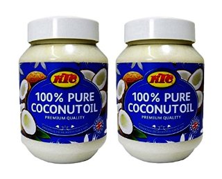 KTC 100% - Olio Multiuso alla Noce di Cocco 2x 500ml - Per capelli, corpo