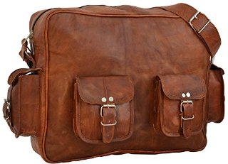 Gusti Leder nature Borsa in cuoio (ultimi pezzi in magazzino) a tracolla Vera Pelle Unisex Vintage Portatile Spalla Università Lavoro Ufficio Computer 15,6 pollici Formato ISO A4 Marrone U20