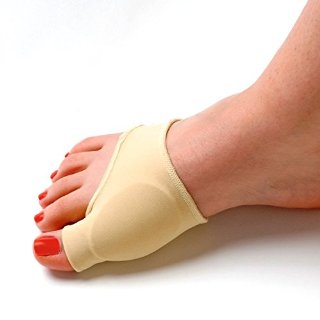 Pixnor adulto donne Gel elastico interno foderato Bunion protezione alluce valgo manica Punta Spalmatore correttore Pad