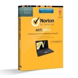 Symantec Norton AntiVirus 2014, 1u, 1PC, ITA