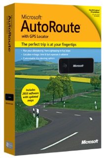 Microsoft AutoRoute with GPS Locator