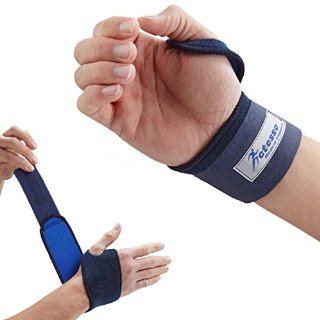 Actesso Blu Fascia per polso Actesso per infortuni sportivi, lesioni da stress ripetitivo et artrite