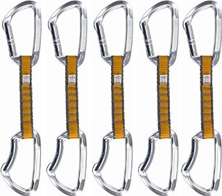 Climbing Technology Basic Set Nylon Non K-Lock Rinvio da Arrampicata, Argento