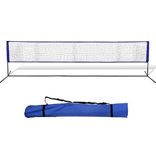 Songmics 500x155x103cm Rete portabile Altezza Regolabile Rete per Volano da Badminton SYQ500