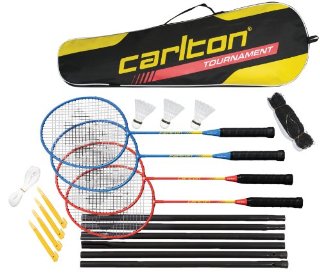 Dunlop C Br Tournament 4 Player Set G4 Ho Set Badminton, Multicolore