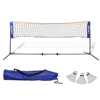 Recensioni dei clienti per VidaXL volano pallavolo rete da badminton net rete con supporto | tripparia.it