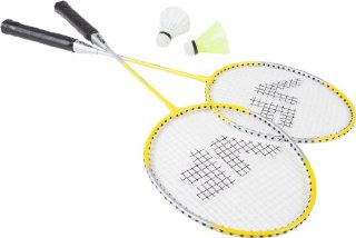 Vicfun - Set per badminton, colore: R...