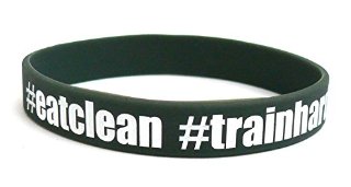 Recensioni dei clienti per Bodybuilding e Fitness motivazione Crossfit TRAINHARD EATCLEAN Bracciale grigio unisex del silicone di sport di esercitazione Lifestyle Training | tripparia.it