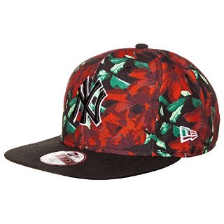 New Era, Cappellino da baseball Unisex adulto M/LB NY Yankees Orchid Ao Print 9Fifty