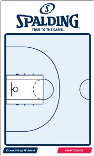 Spalding, Lavagna tattica da basket, Bianco (weiß/blau), taglia unica