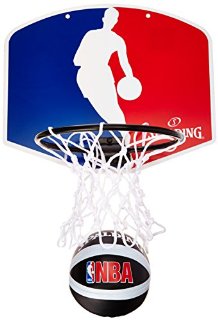 Spalding 77-602Z 3001579013017 - Mini tabellone basket logo NBA, colore arancione