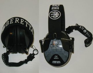 Beretta, Paraorecchi Prevail, Nero (schwarz), Taglia unica