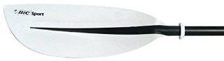 BIC Sport - Pagaia per Kayak in 4 pezzi, lunghezza 220 cm, colore: Nero/Bianco