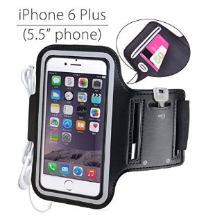 Recensioni dei clienti per Avantree iPhone 6S Plus / 6 Plus (5,5 pollici) Armband, Correre sport del bracciale della palestra per Samsung Galaxy Note 5 4 3 S6 bordo + con auricolare cavo Key Card Holder- Armatura | tripparia.it