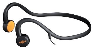 AfterShokz Sportz M3 Bone Conduction Cuffie Audio a Conduzione Ossea con Microfono per Attività Sportiva, Nero