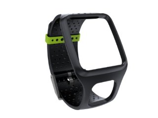 TomTom Cinturino Regolabile Sottile per Orologi GPS Runner e Multi-Sport, Nero/Nero