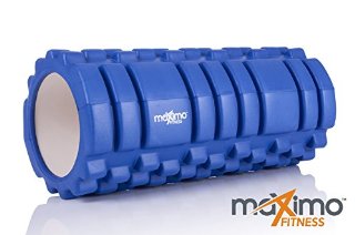 MAXIMO FOAM ROLLER - RULLO IN SCHIUMA - Trigger Point - Eccellente Rullo per l'Auto Massaggio - Rilascio Miofasciale - 14 cm x 33 cm - ISTRUZIONI IN ITALIANO - Garanzia a Vita!