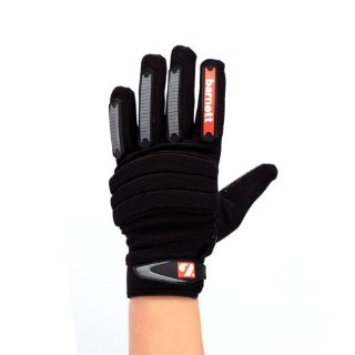 barnett FKG-02 guanti da football americano da linebacker fit, LB,RB,TE colore nero (L)