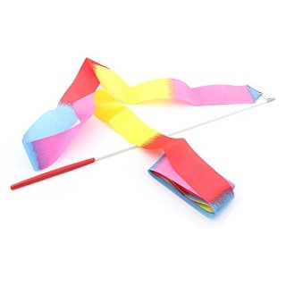 Recensioni dei clienti per Confezione da 2PCS 4M Arcobaleno di ginnastica danza ritmica ginnastica Streamer Twirling Dazzler Nastro con bastone Rod Baton bacchetta Set colori assortiti | tripparia.it