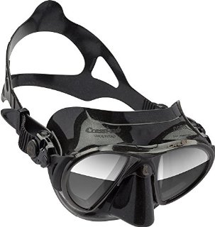 Cressi Nano HD Maschera Subacquea, Lenti Specchiate, Nero