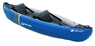 Sevylor Adventure Kit Kayak 2 Posti, con Pagaia, Pompa, Borsa