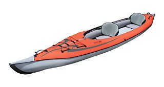Advanced Elements AE1007-R AdvancedFrame Kayak Gonfiabile, Rosso (rot)