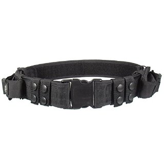 UTG, Cintura con fodero per pistola Haevy Duty Elite Law Enforcement Pistol Belt, Nero (Schwarz), Taglia unica