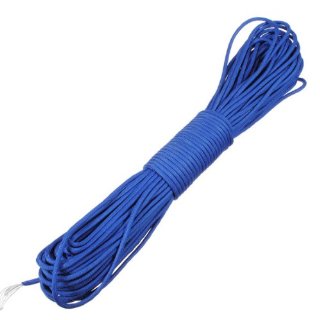 SODIAL (R) 100 piedi 7 Strand 550 Sopravvivenza Bushcraft Paracord dei paracadute Cord Lanyard TIPO III - Blu