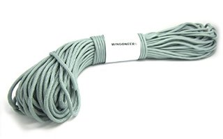 WINGONEER® 550 Paracord Mil Spec Type III 7 cavo per paracadute grigio argento 100 piedi