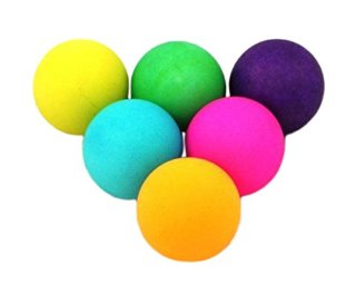 Donic-Schildkröt Colour Popps Confezione di 6 Palline per Tennis Tavolo, Multicolore