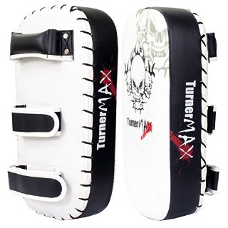 Turnermax - Colpitore Singolo Da Allenamento, Ideale Per Boxe E Arti Marziali, colore Bianco/Nero