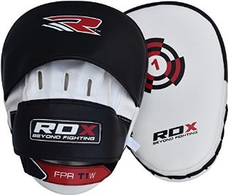 RDX Sintetico Pelle Coppia Scudo Sciopero Gancio Jab Pastiglie Boxe Thai Pao MMA Arti Marziali Allenamento