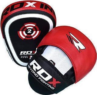 RDX Sintetico Pelle Coppia Scudo Sciopero MMA Gancio Jab Pastiglie Boxe Thai Pao Arti Marziali Allenamento