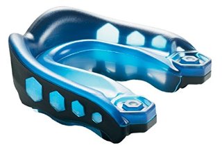 Shock Doctor 836100 Paradenti Gel Max per bambini, Nero/Blu