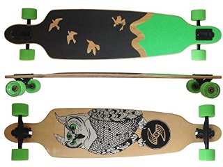 Deluxe Longboard Maxofit Freedom 19001, 104 Cm, 9 Stratti Di Acero Canadese, Drop Through Azione Fino A Esaurimento Della Merce