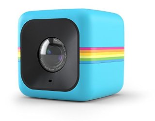 Polaroid Cube+ 1440p Mini Lifestyle Action Camera con Wi-fi e stabilizzatore d'immagine (blu)