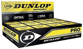 Dunlop Pro Confezione 3 Palline da Sq...