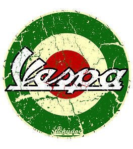 Commenti per Vespa-Adesivi cartello, colore: verde