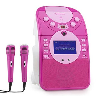 Recensioni dei clienti per Auna ScreenStar macchina fotografica e microfoni karaoke (lettore CD, USB, SD, MP3, incl. 2 x microfoni, schermo TFT sistema audio, altoparlante a banda larga, CD adatto + G con i sottotitoli, video e registratore audio, colore rosa) | tripparia.it