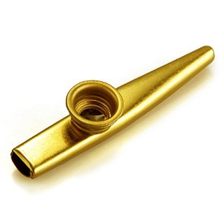 fitTek Kazoo a Bocca in Metallo Oro