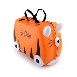 Recensioni dei clienti per Trunki Trunki Ride-On bagagli Valigia Bambino, 46 ​​cm, 18 L, arancione e nero | tripparia.it