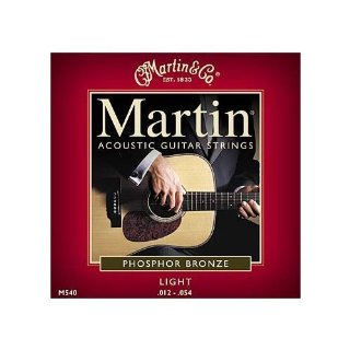 Martin Phosphor Corde di bronzo per chitarra acustica M540 12-54