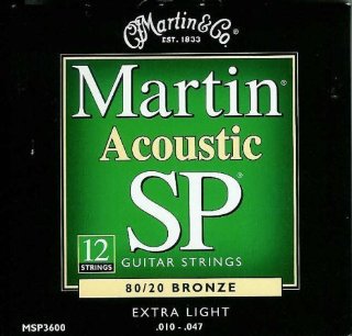 Martin SP bronze 80/20 12 cordes extra light 010-047