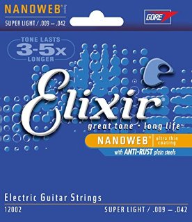 Elixir Nanoweb 12002 extra light 09-42 antirust