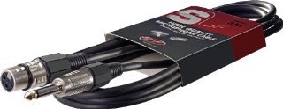 Stagg SMC3XP Cavo S Serie da XLR, F a Jack 6,3 mm, 3m